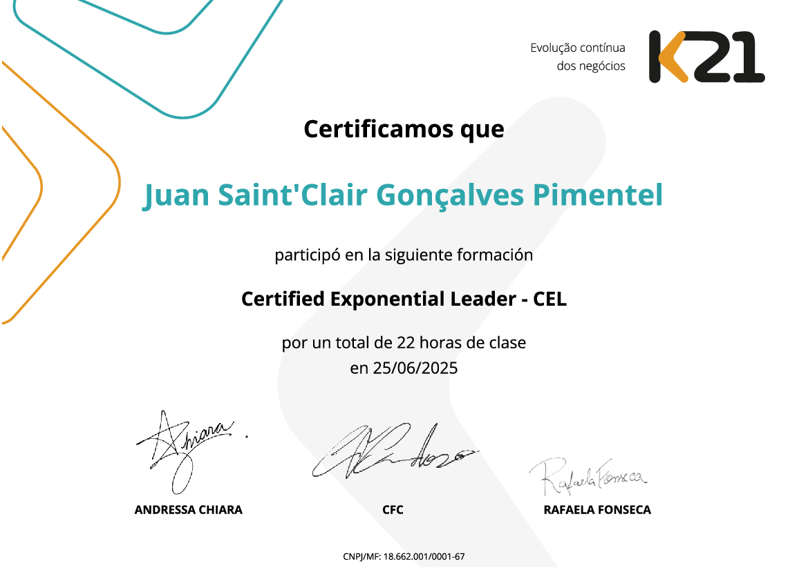 Certificado K21